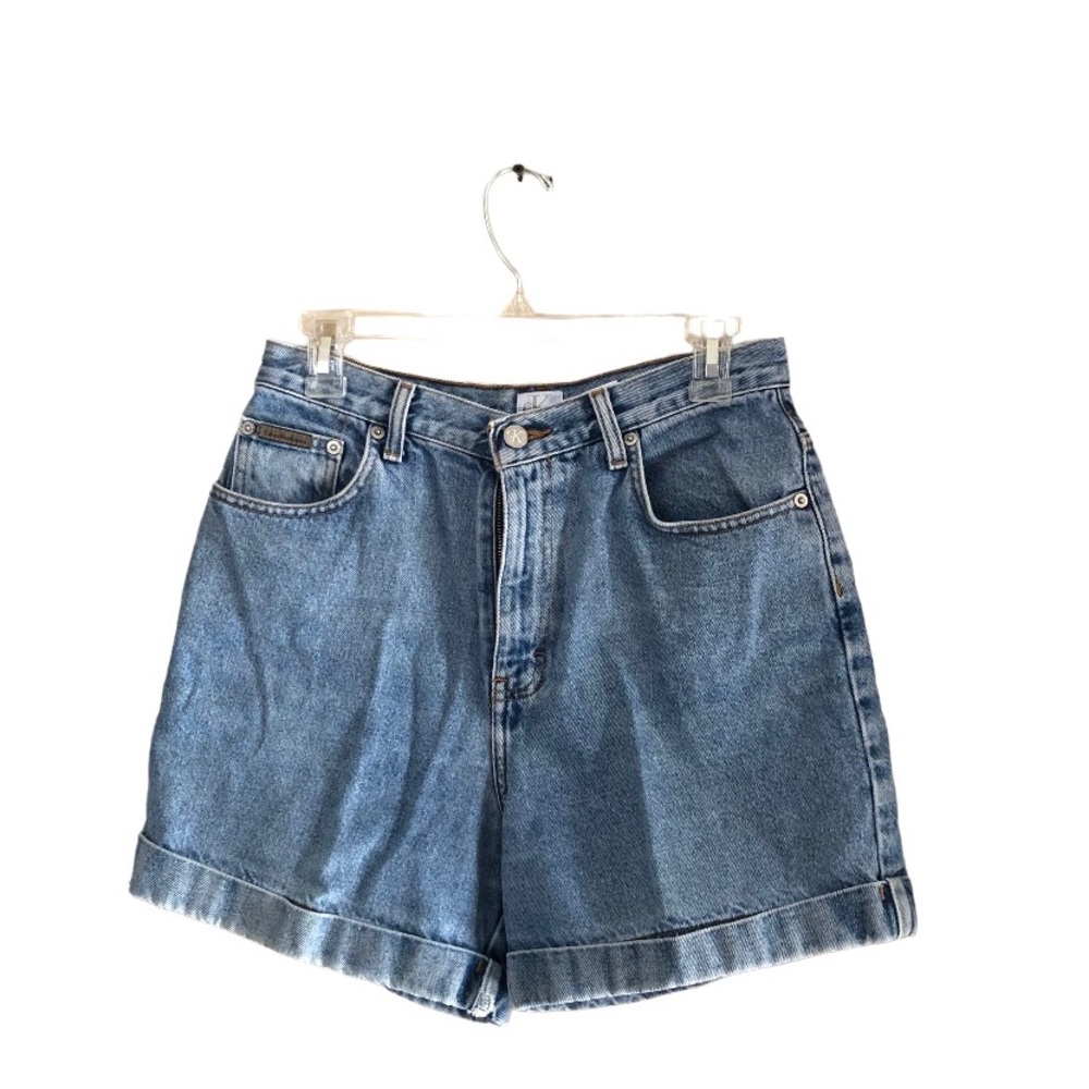 Vintage Calvin Klein Super High Waisted Shorts Size 10